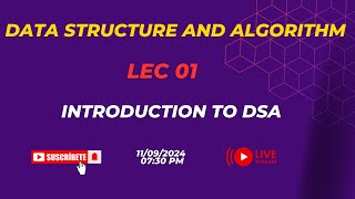 Introduction to DSA_Lec01_CS Learning with Rumpa(in Bengali) #wbscte #dsa  #cst