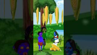 🌽🌽পাপা আমি ভুট্টা খাবো🌽🌽🌽 #funny #shorts #Bangla Cartoon। #comedy #viral #booth #reels #fvcartoon76