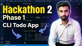 Hackathon 2 🚀 Phase 1 | Build a CLI Todo App in VS Code