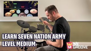 The White Stripes - Seven Nation Army - WeGroove Drum Cover - Level Medium