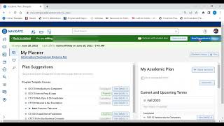 Faculty Navigate Tutorial: How to Create an Academic Plan