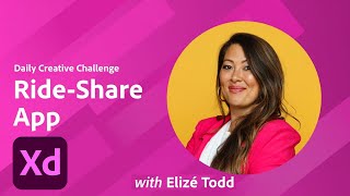 XD Daily Creative Challenge - Ride-Share App | Adobe Creative Cloud