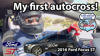 Ford Focus ST - San Diego Region SCCA Autocross/SOLO - My first autocross! (Multi-Cam)