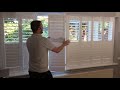 quadruple bi fold standard window shutters