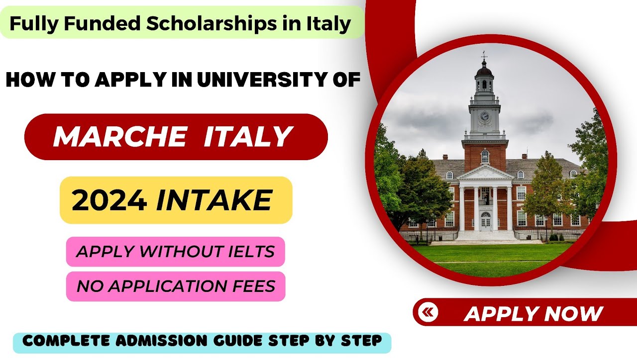 How To Apply In University Of Marche Polytechnic |No Fees | No Ielts ...