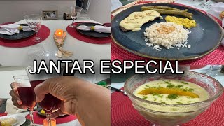 BODAS DE PLUMA|JANTAR ESPECIAL PARA COMEMORAR 6 MESES DE CASADOS 🥰 |Sandra GUSMÃO