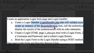 Activity 2 - Create a login service in PHP using Object Oriented Programming