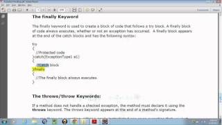 Java Exception Handling / Exception Hierarchy / Java Interview Question