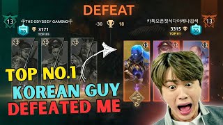 *Extremely Intense* 😲 My Experience Facing Top Rank Korean Player ⚔️ || Shadow Fight 4 Arena