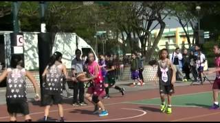 女子初級組室外三人籃球比賽：英華 B VS OYSTER F14 20141221