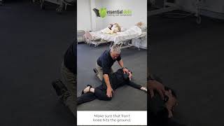 How to place a person in the recovery position.
