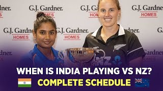 India Women's tour of New Zealand 2022 | Complete Schedule #ytshorts
