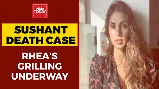 Sushant Singh Rajput's Death Case: Rhea Chakraborty's Third Round Of CBI Questioning Underway