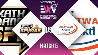 KATHMANDU SPIKERS VS CHITWAN SHAKTI - Match #5 - 1st Oct - Everest Women's Volleyball League 2024