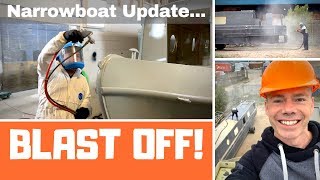 Shot-Blasting and Painting Our New Canal Narrowboat - Ep. 26