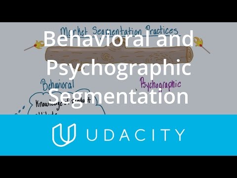 What is the difference between psychographic and Behavioural segmentation?