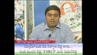 YSRCP MP Mithun Reddy addressing to media on Chandrababu