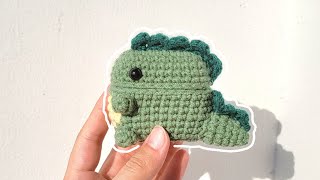 🦖 Dinosaur Airpods Gen 3 Case Crochet Tutorial Part 1 🦖 | Rajut