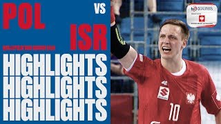 Highlights | Poland vs Israel | Men's EHF EURO 2020 Qualifiers