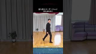 タンゴの立ち方とローテーション Ballroom Tango Foot Position \u0026 Rotation #shorts