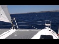 Sailing from Corsica to Sardinia aboard Lagoon 450