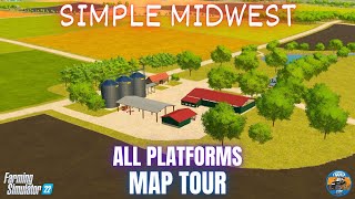 SIMPLE MIDWEST - Map Tour - Farming Simulator 22