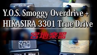 Y.O.S. Smoggy Overdrive + HIKASIRA 3301 True Drive【宮地楽器神田店】