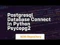 Postgresql database connect in python psycopg2