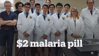 Australian teens make $2 malaria pill