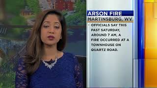 Arson Fire In Martinsburg