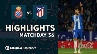 Resumen de RCD Espanyol vs Atlético de Madrid (3-3)