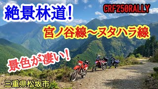 【CRF250RALLY】絶景林道！宮ノ谷線～ヌタハラ線 / 三重県松坂市