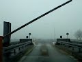 highway drive arriving at a toll collection area sveta helena short video