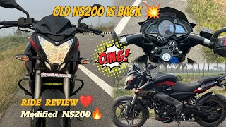 OLD NS200 is Back💥 Modified Bike🤩Ride Review❤️Top Speed check 🥵NS200 Fans Happy 😍@_manoj_vlogs