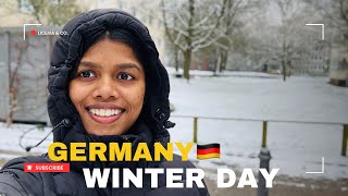 Snow in Germany🇩🇪|winter says in germany|