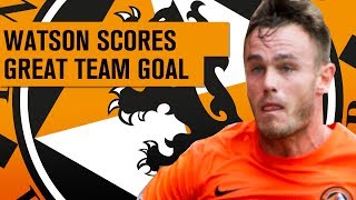 Keith Watson goal after great team move