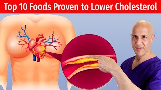 Top 10 FOODS Proven to LOWER BAD CHOLESTEROL Naturally (Prevent Heart Attack & Stroke)  Dr. Mandell