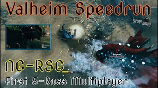 [WR] Valheim Multiplayer Speedrun!!! | 5-Boss NGRSG | With @ThreadMenace |  3:35:11