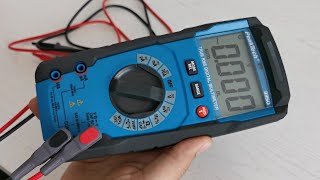 PeakTech P 3350 TrueRMS digital multimeter 6000 Counts and Auto Range - review and quick test