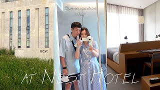 여름휴가 VLOG / 인천 1박 2일 여행, 네스트호텔에서 호캉스하면서 보내기 (영종도 카페, 네스트 호텔 주변 맛집)