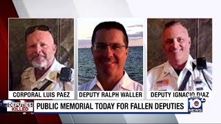 3 fallen Palm Beach County Sheriff's deputies to be honored