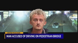 Man previously arrested for terroristic threats found driving on downtown Nashville pedestrian bridg