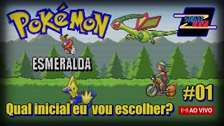 [GBA] Pokemon Emerald Parte 01 - Escolhendo inicial e Começando a Aventura!