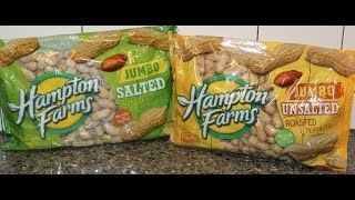 Hampton Farms Jumbo Roasted Salted \u0026 Unsalted Peanuts Review