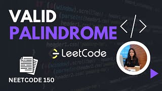 NeetCode150- VALID PALINDROME | Two Pointers | LEETCODE | Easy Level Question | DSA in Python