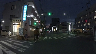 【自転車車載】ローソンストア100千住寿町店〜千住新橋〜梅島駅〜足立区島根(2017/04/28)