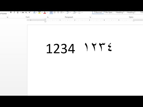 How to change numeric in MS Word 2013 (MS OFFICE) How to change numeric in MS Word 2013 (MS OFFICE)