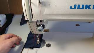 Прошиваю после установки челнока Джуки Juki DDL-8500 #швейная машина #sewing mac