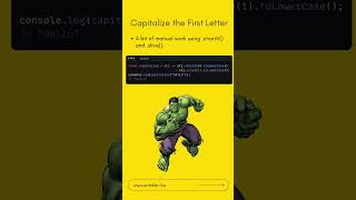 Case conversion in JavaScript - Scribbler.live