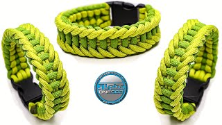 How to Make a Paracord Bracelet Jagged Ladder Knot Tutorial